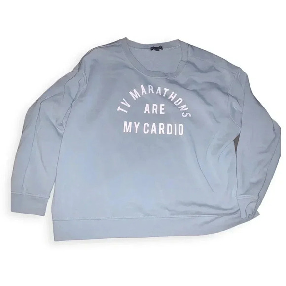 Fifth Sun TV MARATHONS ARE MY CARDIO Sweatshirt - Picture 1 of 3